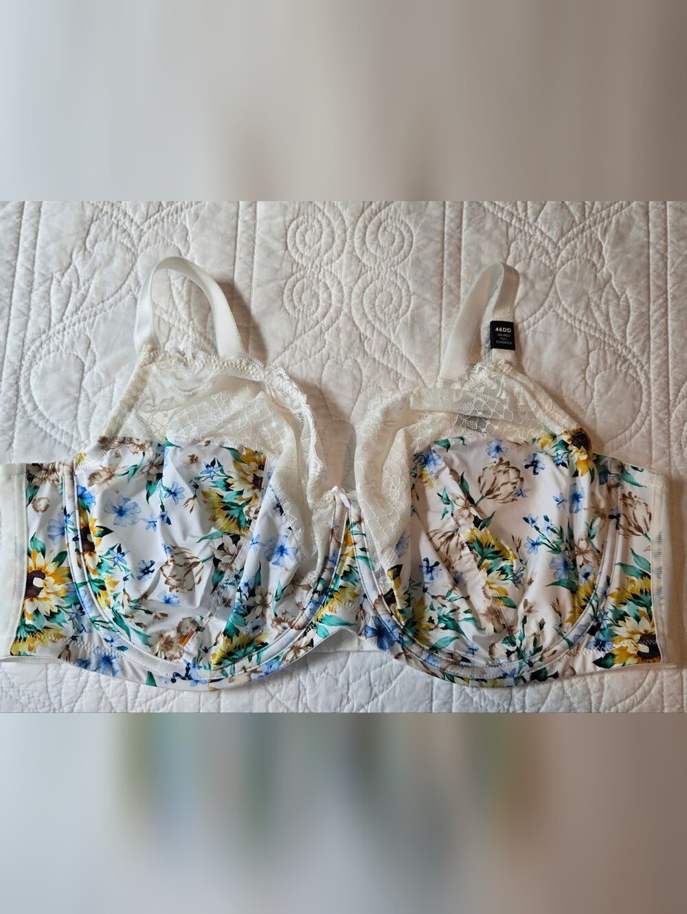 torrid Floral/Lace Full Coverage Bra
